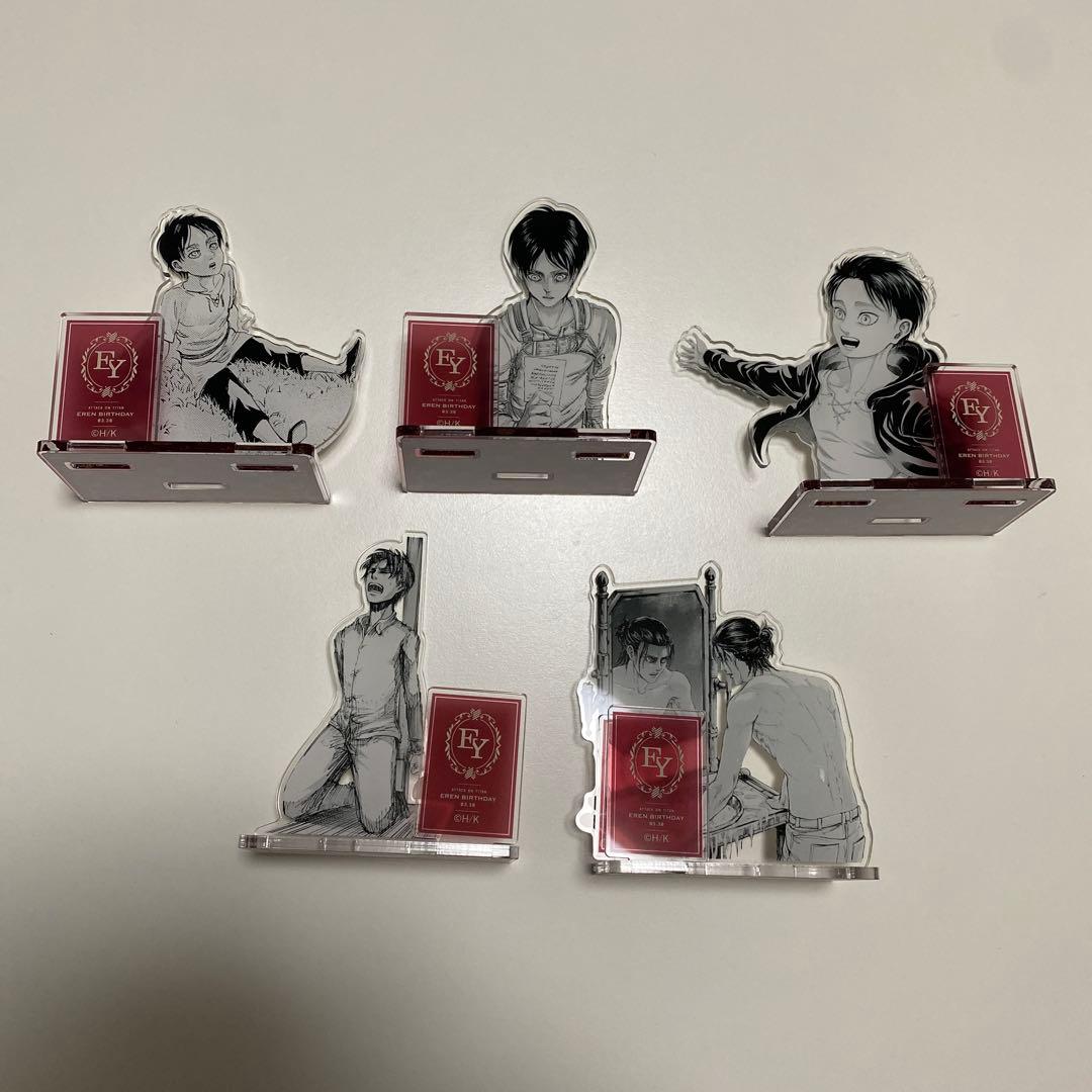 進撃の巨人 アクリルスタンド 5点 anique アニーク