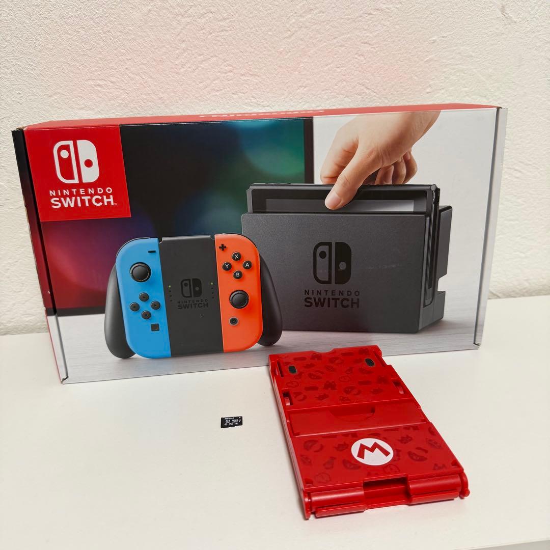 Nintendo Switch ネオンブルー　ネオンレッド　旧モデル　おまけ付き