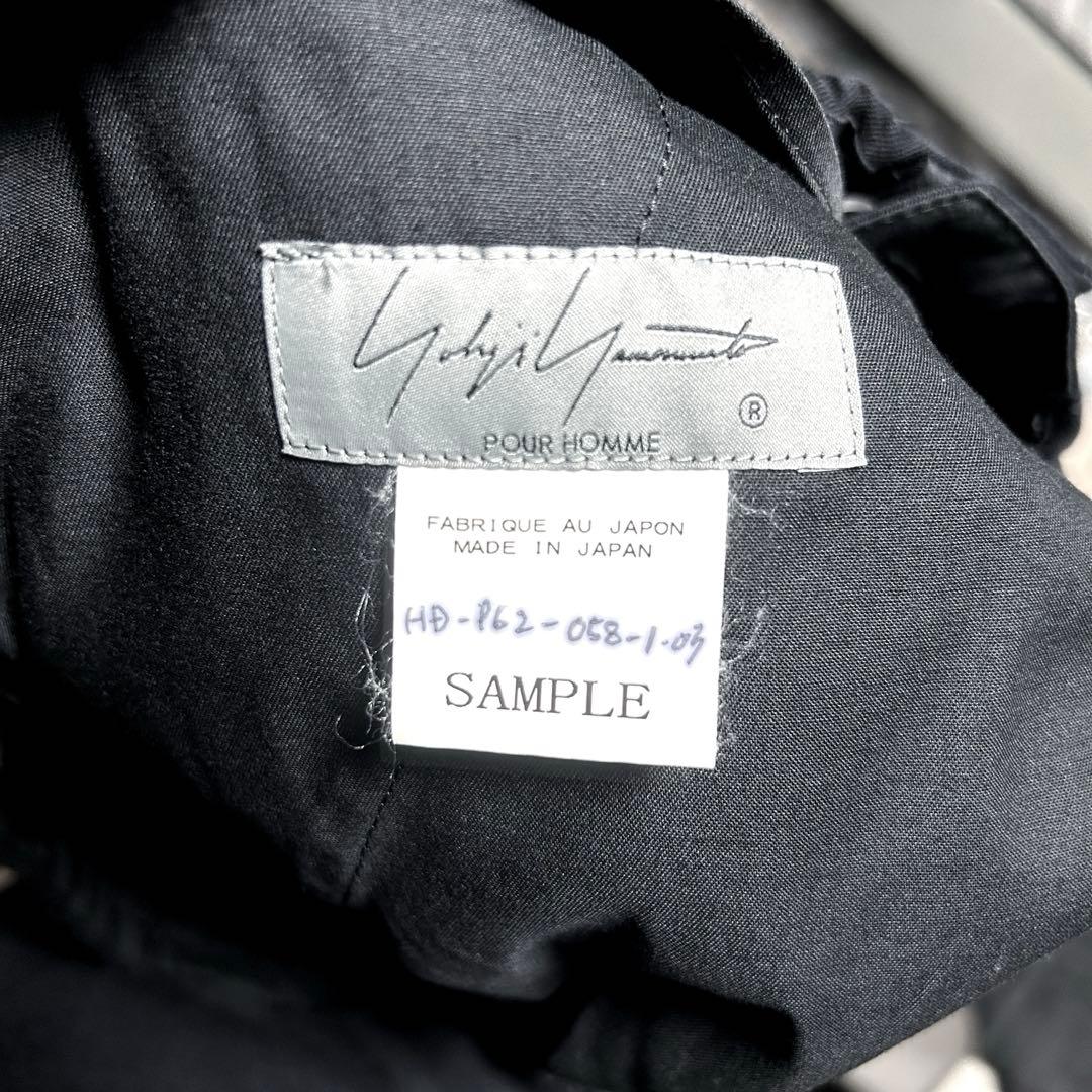パンツ Yohji Yamamoto BLACK C/TWILL CROW PANTS