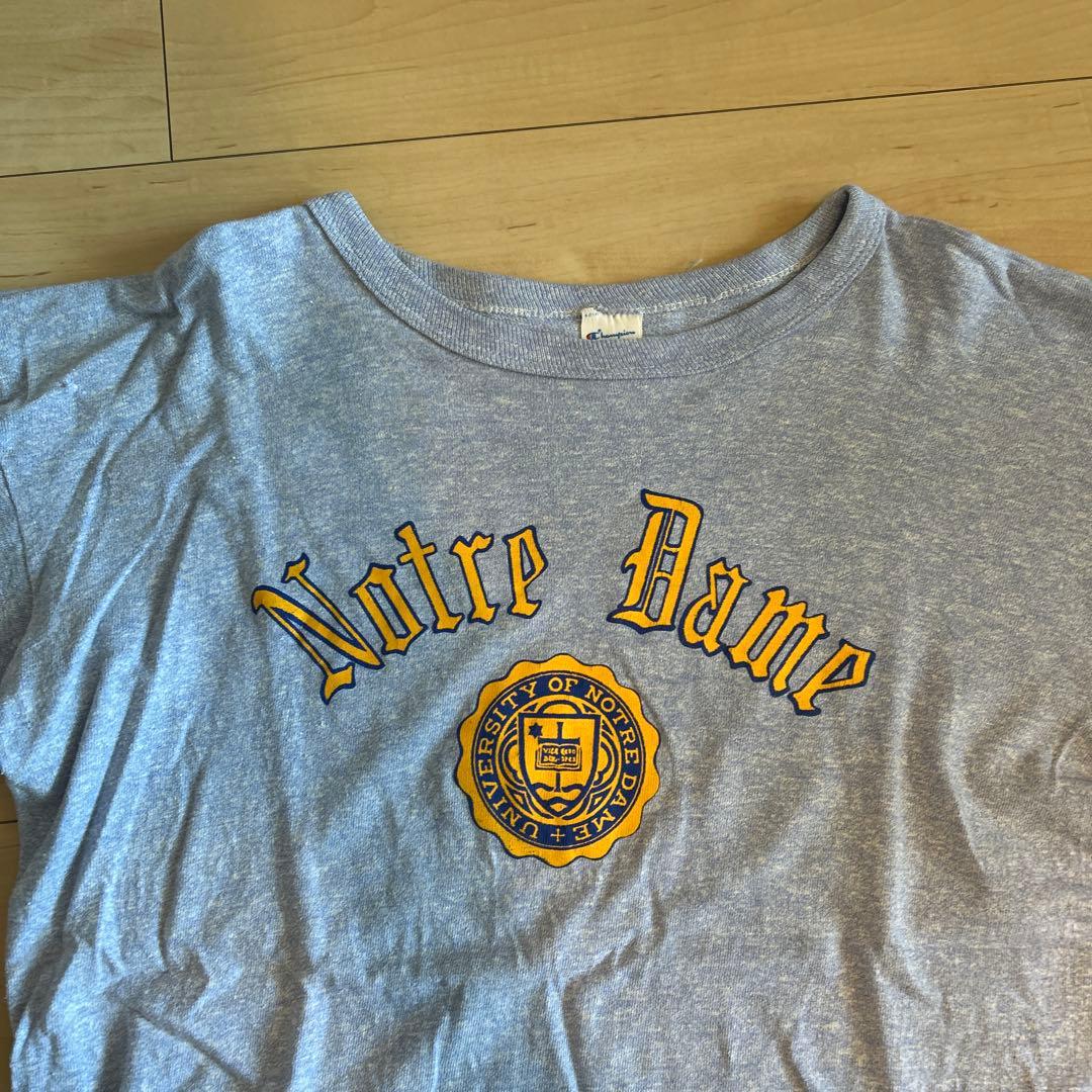 トップス 80s champion vintage NOTRE DAME tee