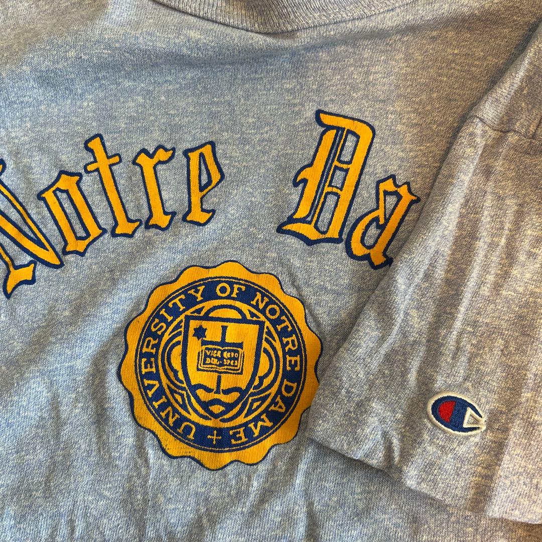 トップス 80s champion vintage NOTRE DAME tee