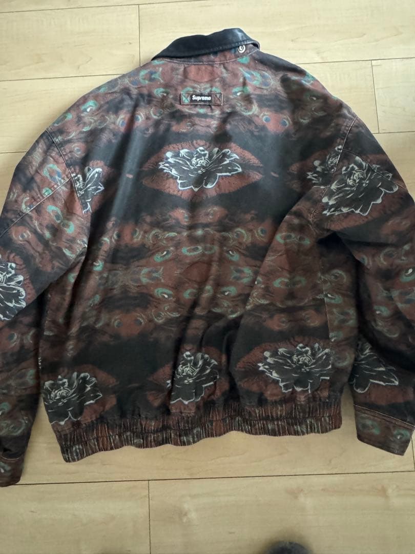 Supreme 花柄ジャケット ブラウン・ブラック