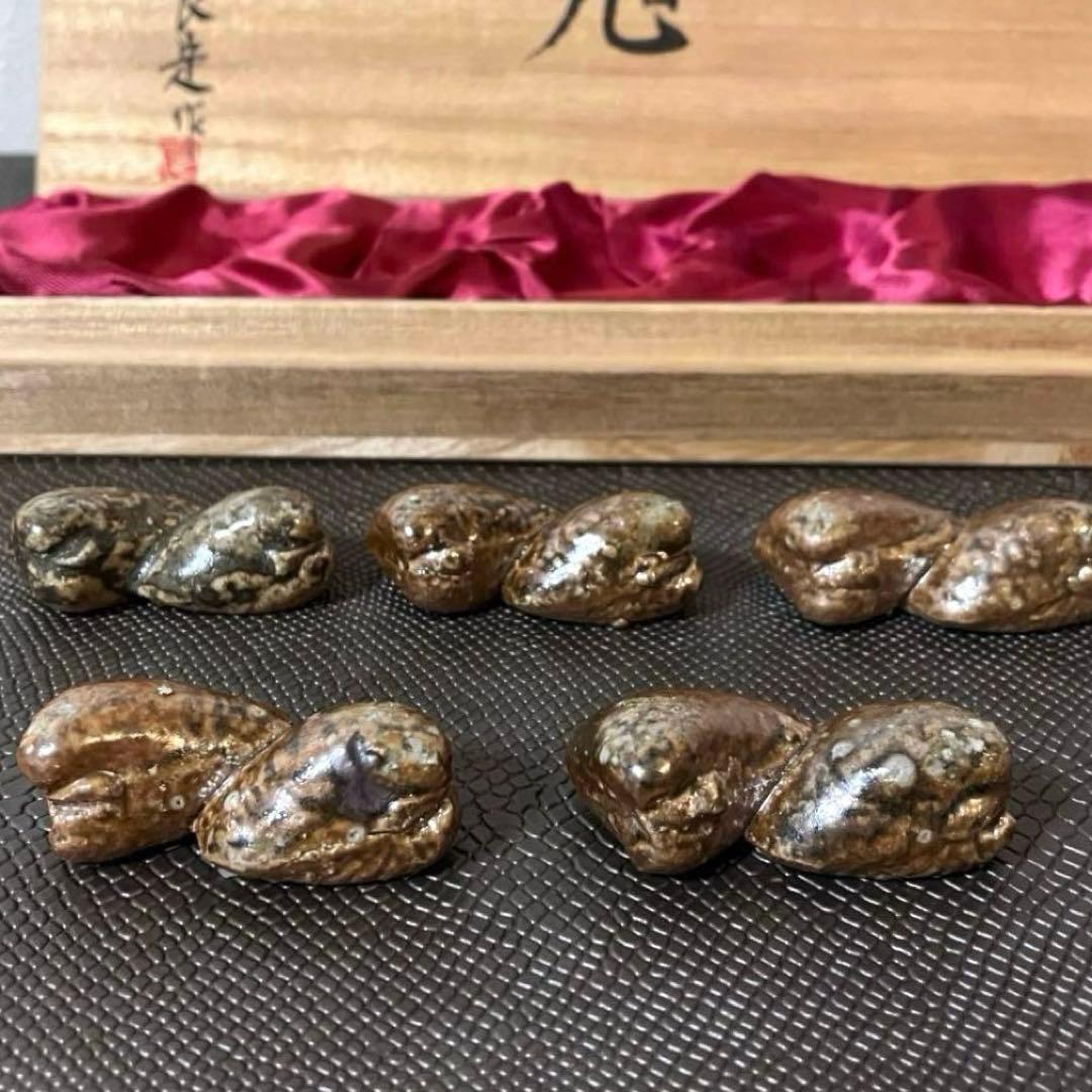 彫刻家　彫塑家　山田良定　旭　共箱付