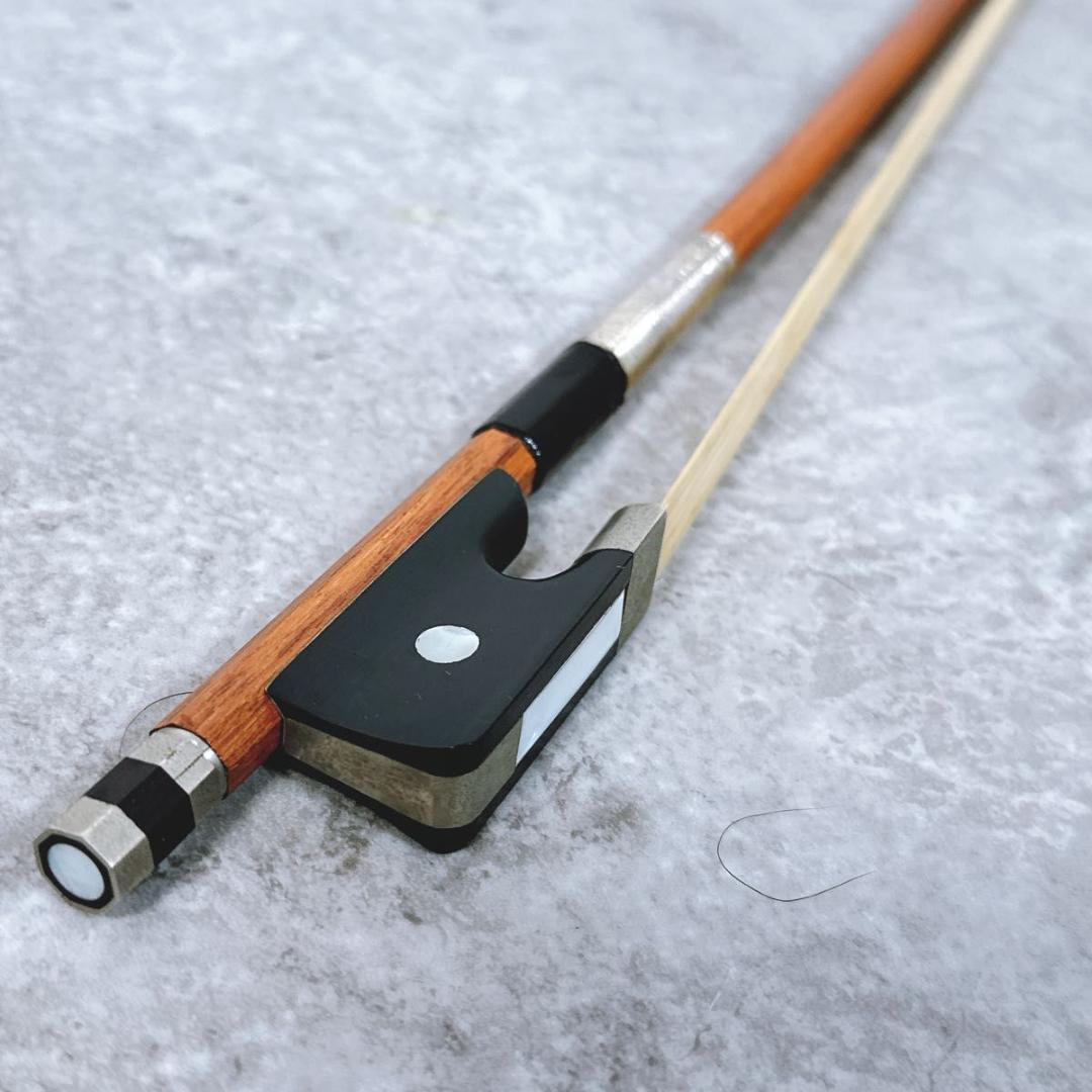 希少 T.SUGITO 杉藤楽弓社 チェロ用弓 720mm ケース付 チェロ