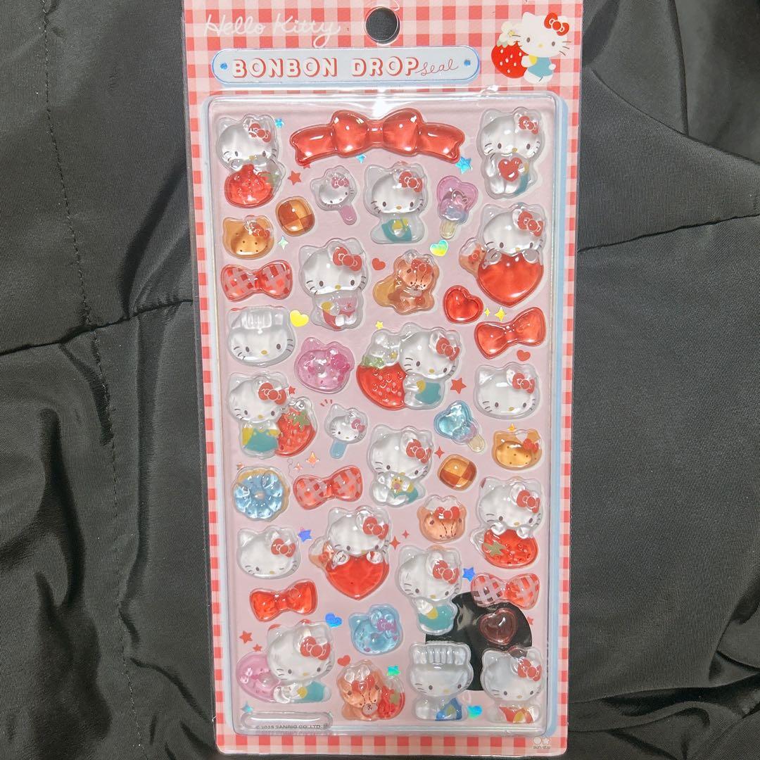 【新品】 ボンボンドロップシール サンリオ 5枚セット