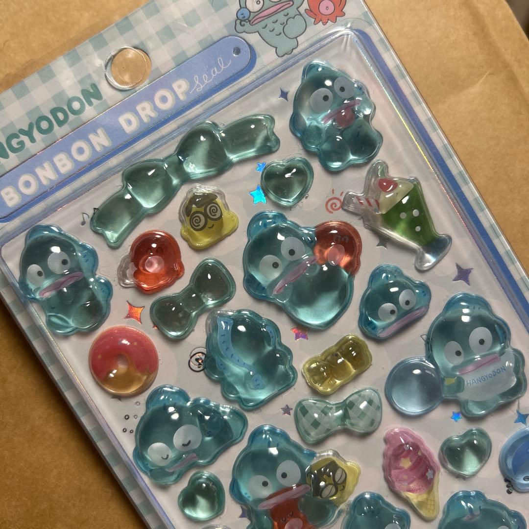 【新品】 ボンボンドロップシール サンリオ 5枚セット