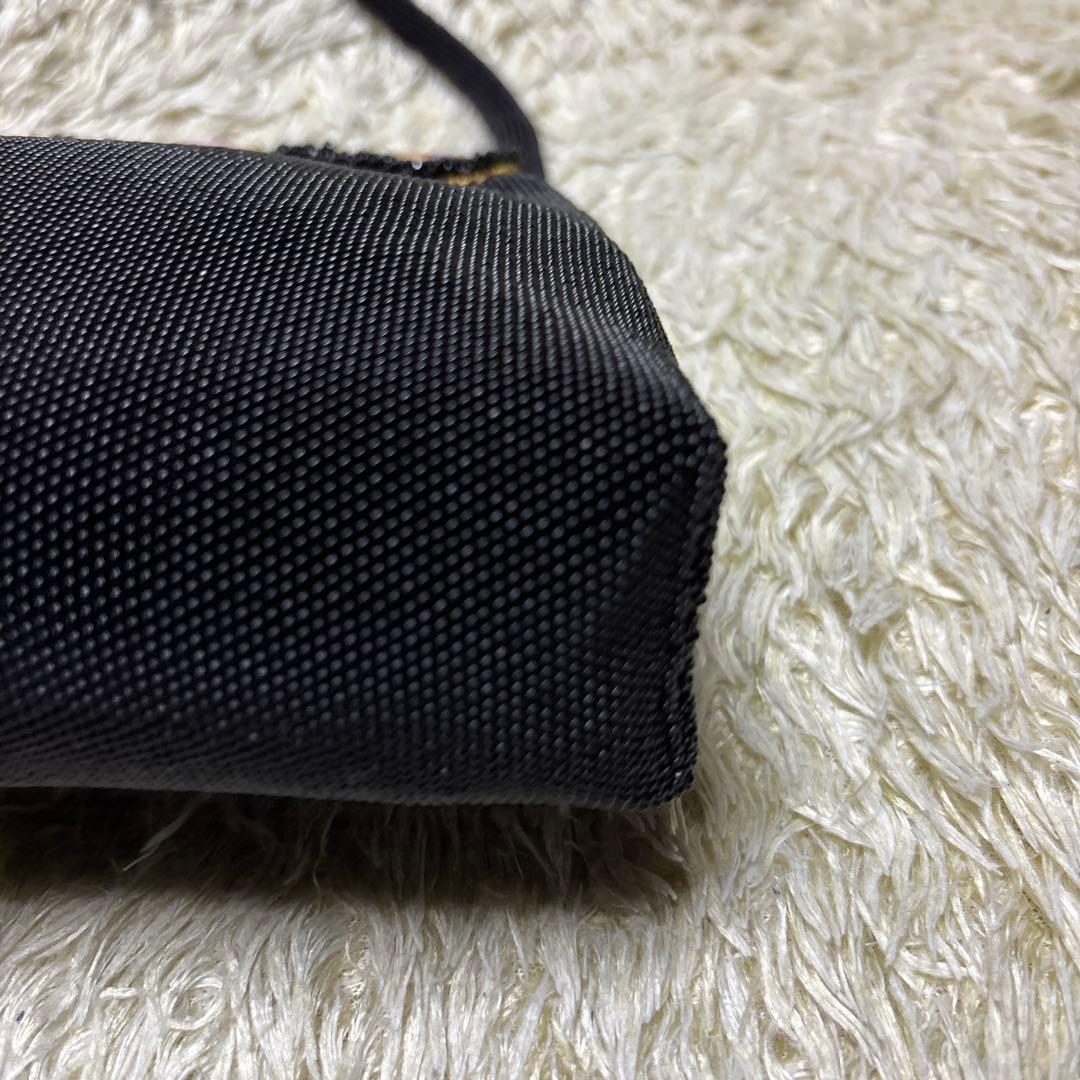 フランス製 アンティーク ヴィンテージ ビーズバッグ 黒 ブラック Benex