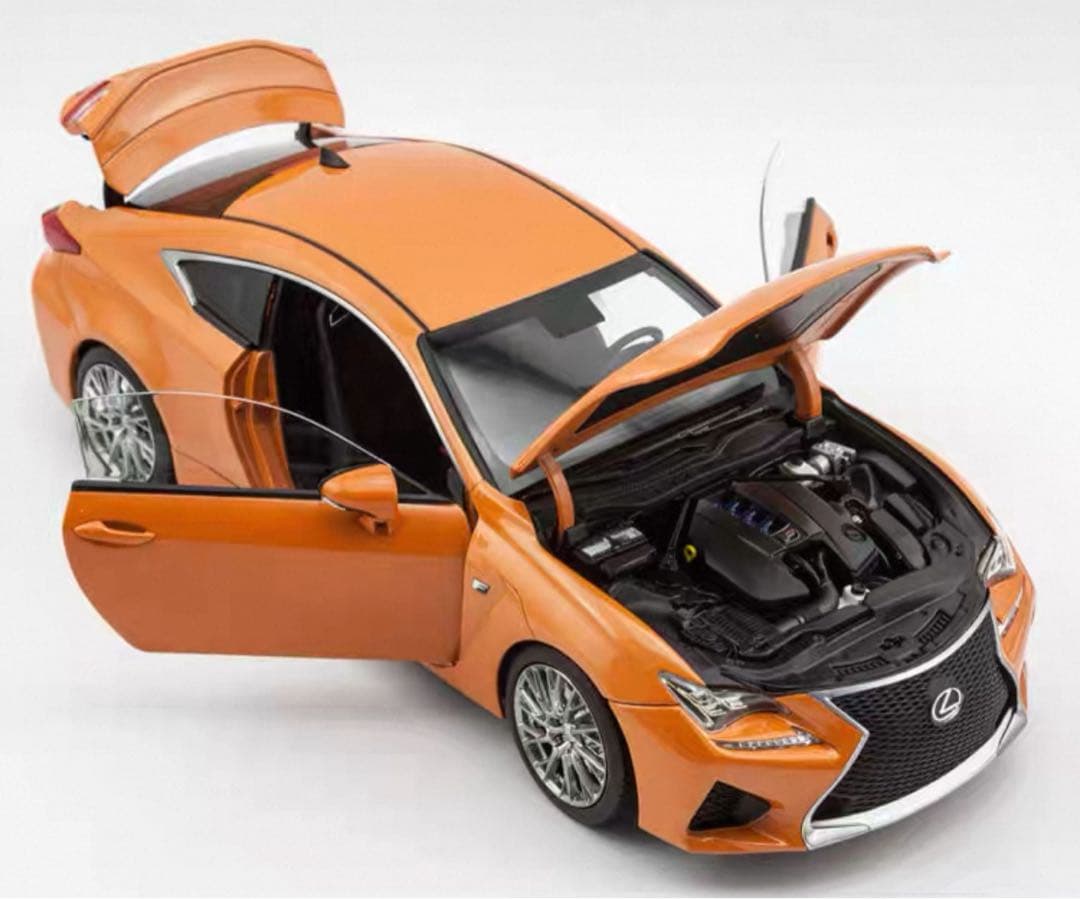 Lexus RC F ミニカー 1:18 オレンジ