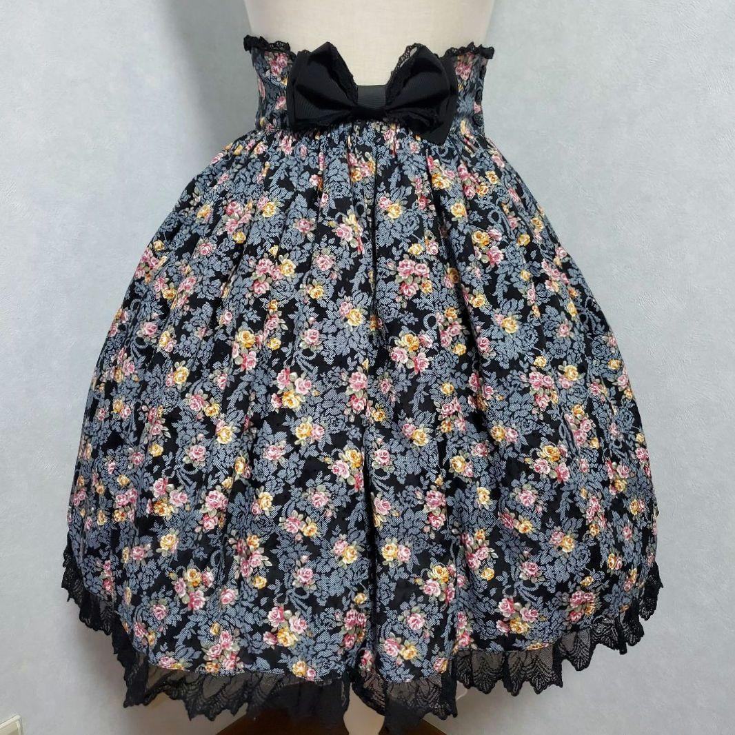 BABY, Rose Boudoirスカート 黒