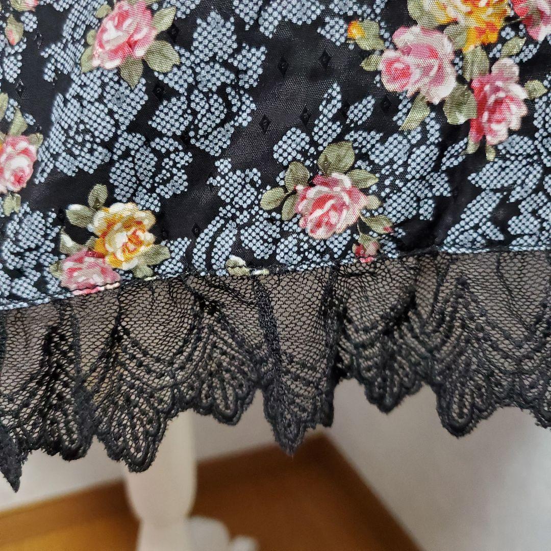 BABY, Rose Boudoirスカート 黒