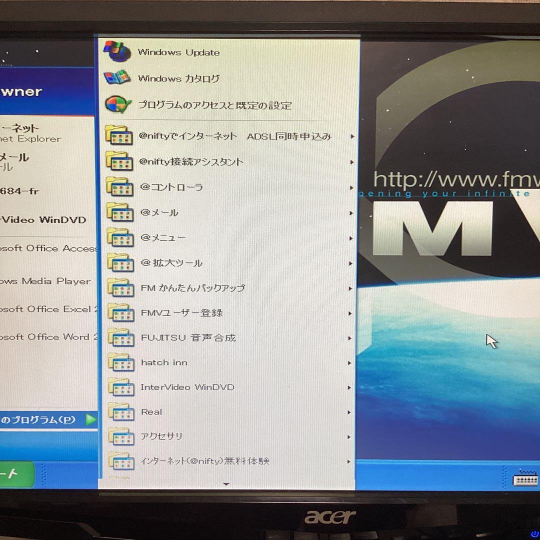 【Windows XP】富士通 FMV DESKTOP POWER CE11A