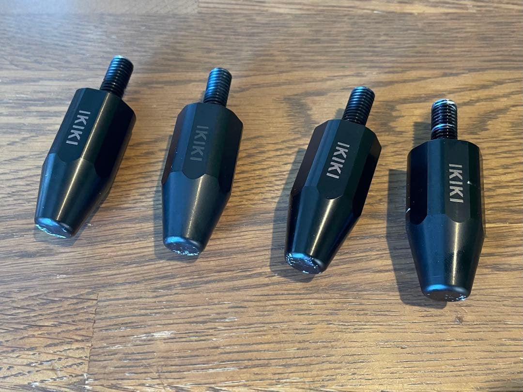 IKIKI シェルフコンテナ L ウォルナット・スパイク・レインカバー付