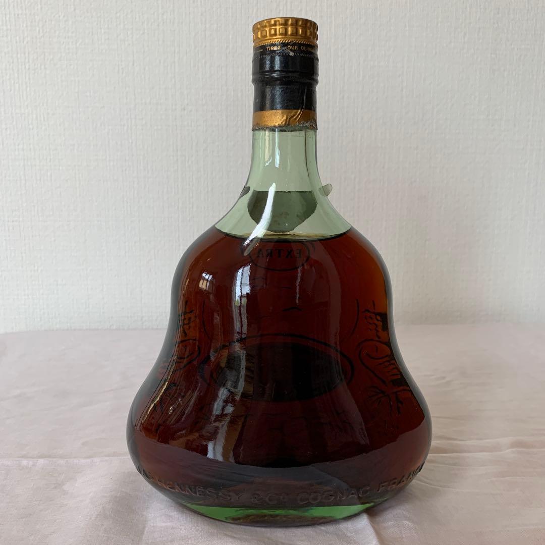 Hennessy Extra コニャック 金キャップ　グリーンボトル　古酒　箱付