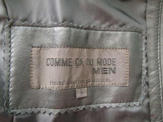 COMME CA DU MODE MEN ラム本革 ダウンジャケット