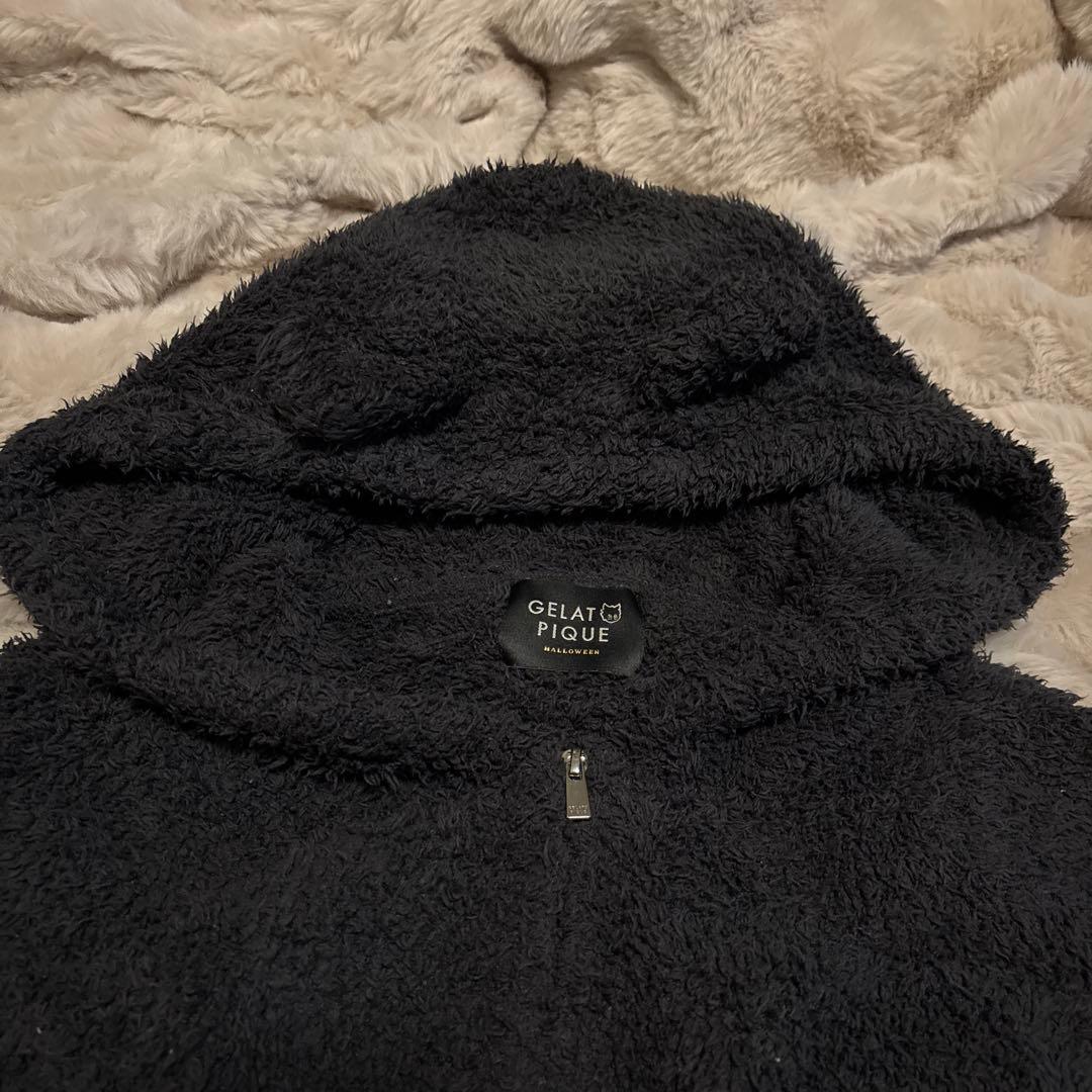 道重さゆみさん着⭐︎ジェラートピケハロウィン限定　黒猫ルームウェア上下セット