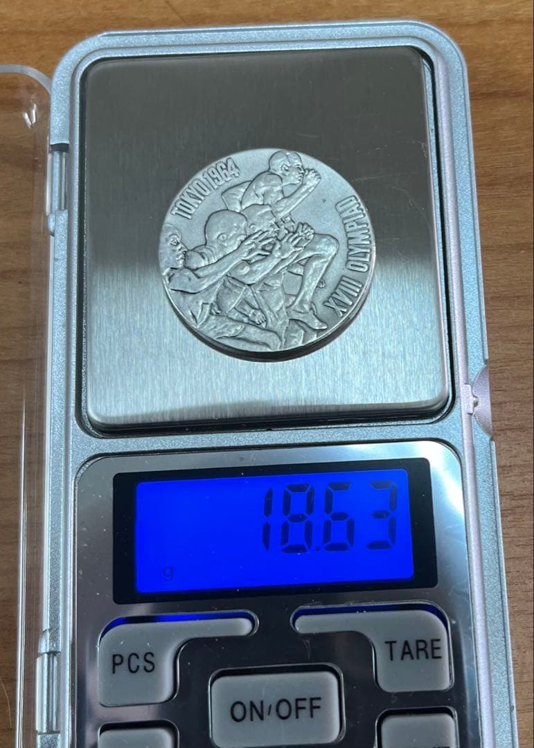 1964年 東京オリンピック 記念銀メダル silver925 造幣局 刻印