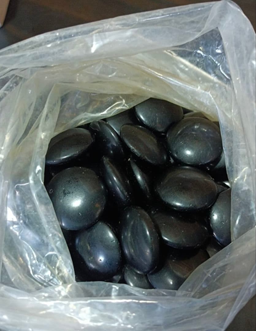 【 日向特製 】 碁石セット 31号 本那智黒 ／ 白石 実用品 外箱付き