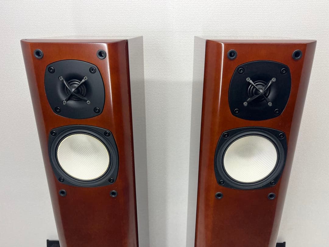 ONKYO オンキョー D-308E 木目ブラウン スピーカー　トールボーイ