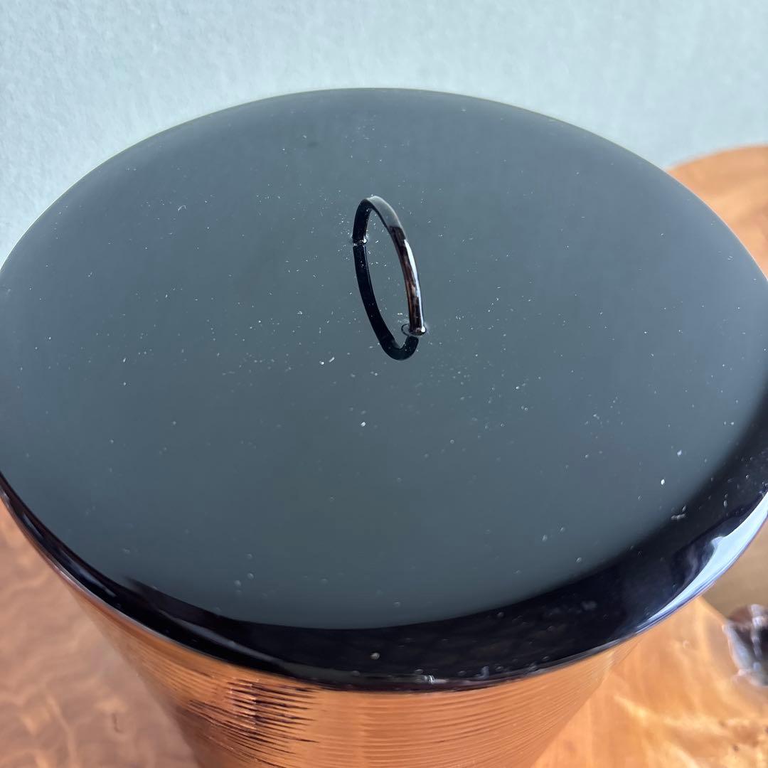 膳所焼 糸目水指 岩崎新定作 陽炎園造 茶道具 共箱