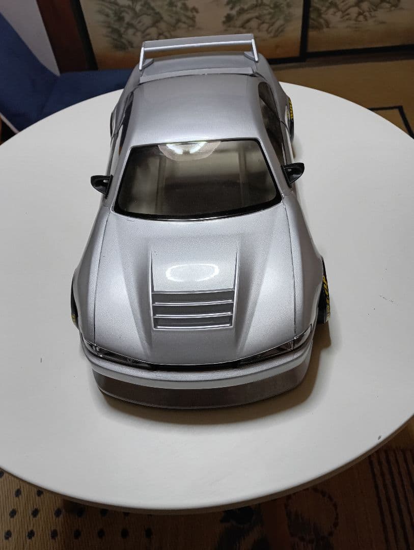 オ*ん様 S14シルビア（後期)ボディー　前後ブリスターフェンダー仕様 1/10