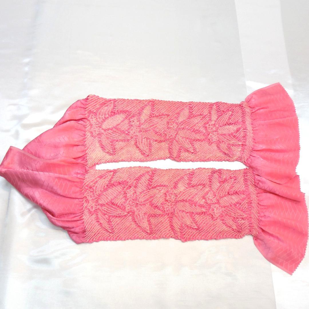 未使用品★洗える振袖　振袖フルセット　ポリ　成人式　振袖　M～Ｌサイズ　赤　花柄