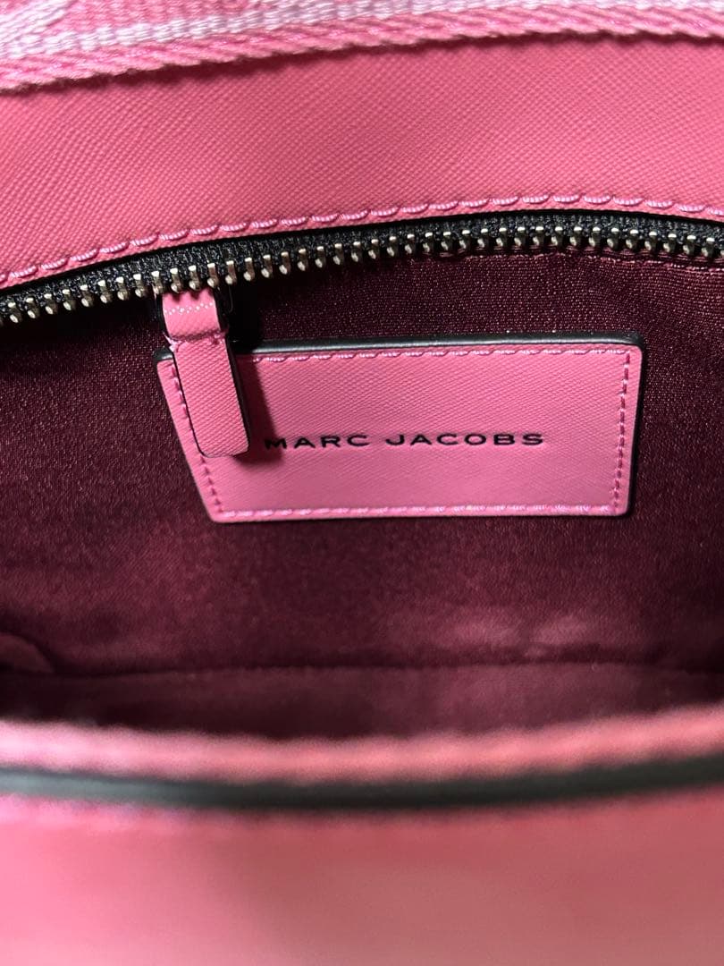 MARC JACOBS 上品なライトピンク ミニ2wayトートバッグ