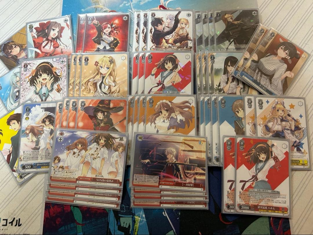 ヴァイスシュヴァルツ 角川スニーカー文庫　涼宮ハルヒの憂鬱　デッキ　パーツ