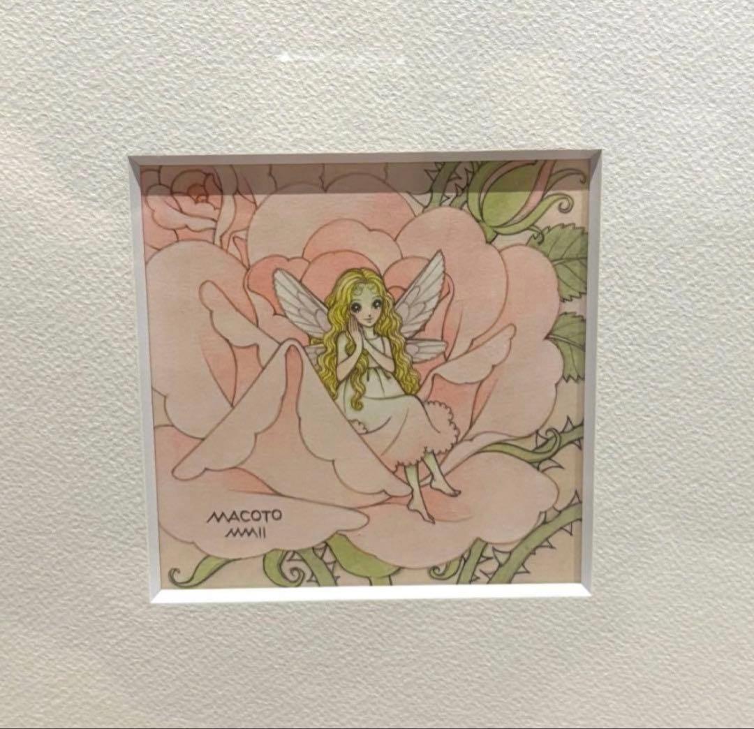 高橋真琴　薔薇の妖精　原画　直筆水彩画