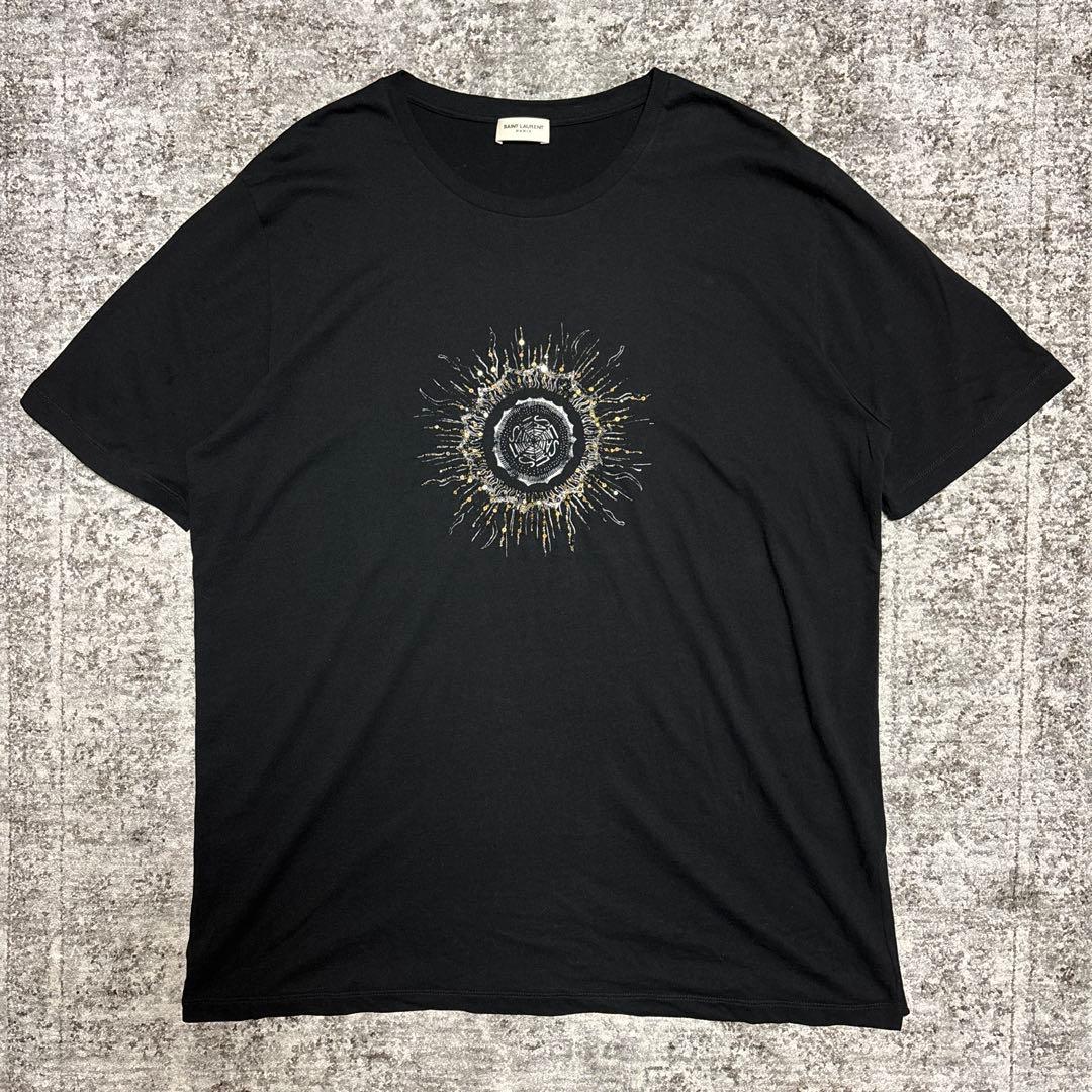SAINT LAURENT PARIS スパンコールTシャツ