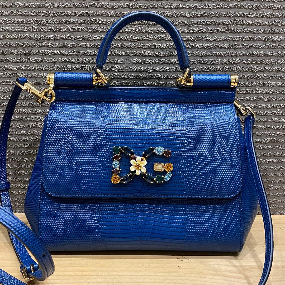 ほぼ未使用 DOLCE&GABBANA ドルガバ シシリー 2WAYバッグ