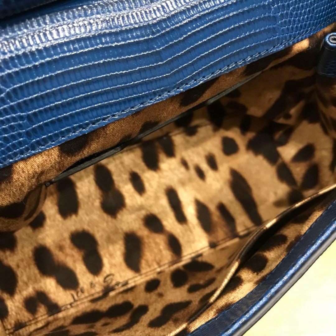 ほぼ未使用 DOLCE&GABBANA ドルガバ シシリー 2WAYバッグ