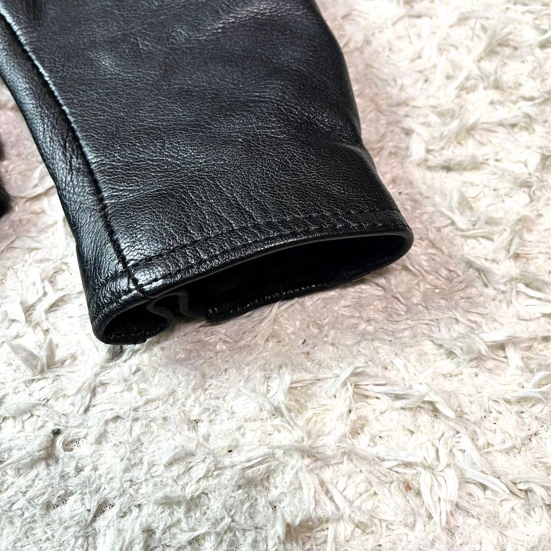 入手困難/極美品✨カドヤ シングルライダース レザージャケット パテッド ゴート