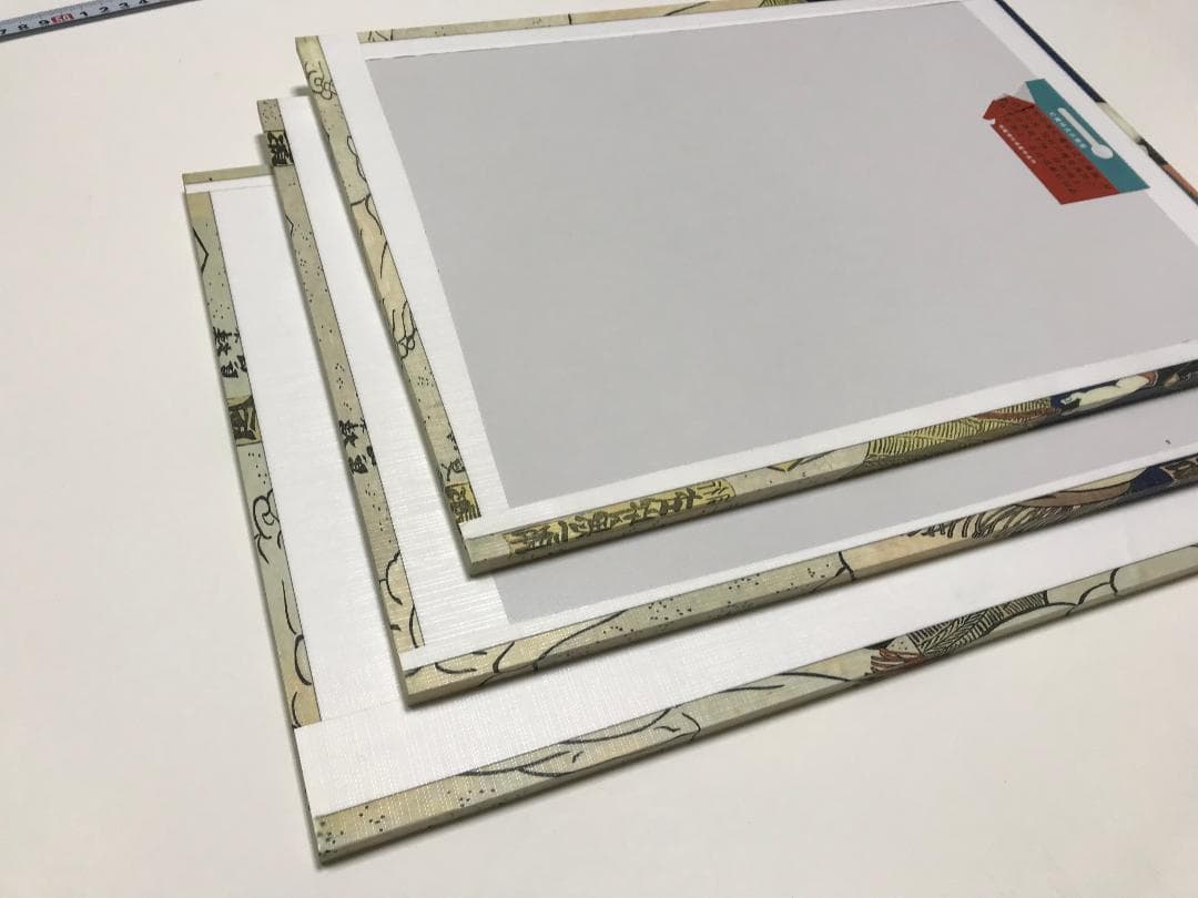 浮世絵パネル　三分割　40×90㎝