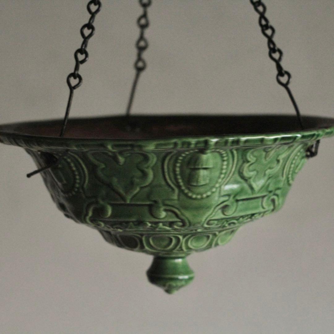 バルボティーヌ 吊り鉢 ハンギングプランター 古道具 アンティーク 希少！