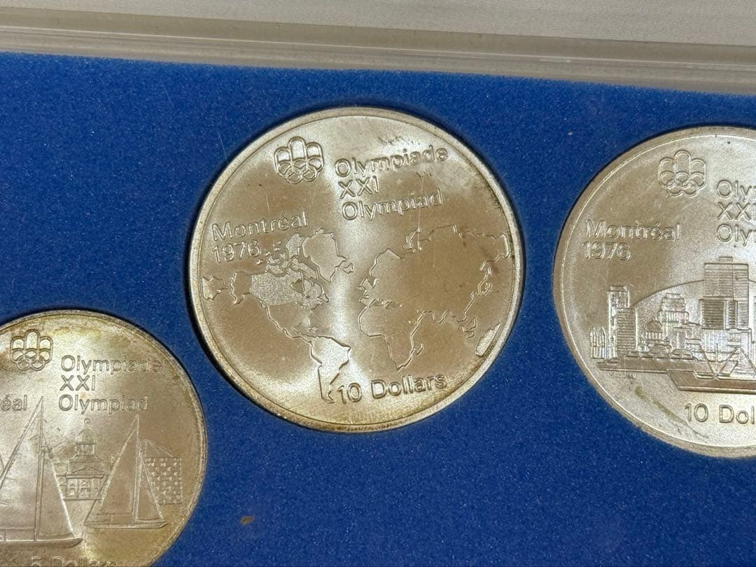 第21回　オリンピック　モントリオール大会　記念銀貨