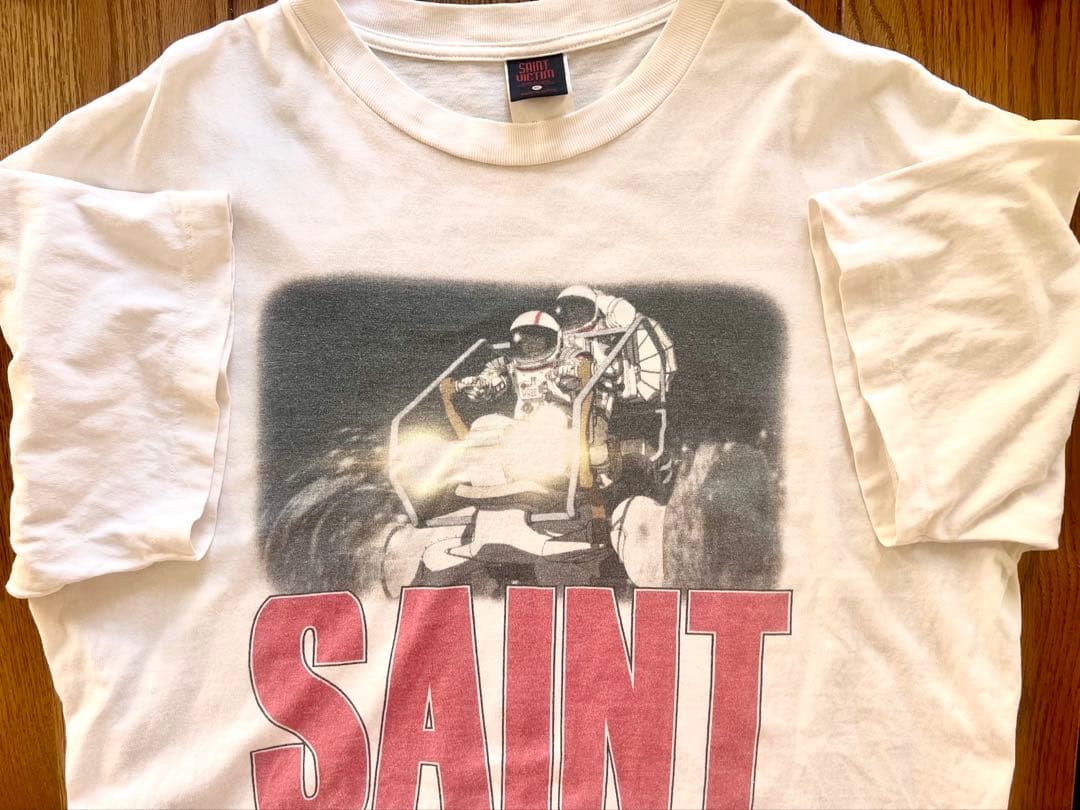 SAINTmxxxxxミカエル x FREEDOM Tシャツ 白 XL