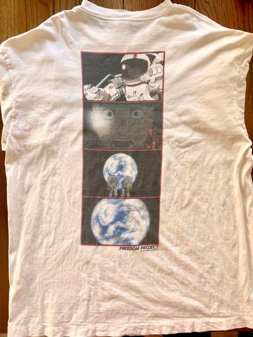 SAINTmxxxxxミカエル x FREEDOM Tシャツ 白 XL