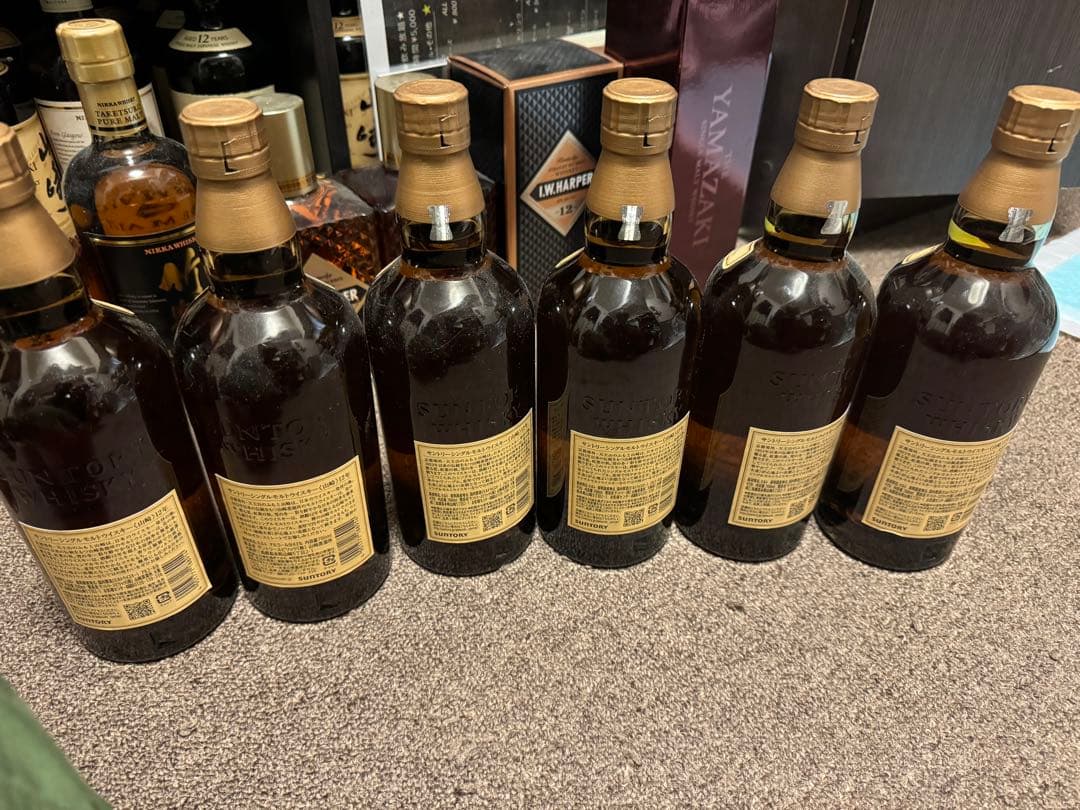 山崎12年シングルモルト ウイスキー 43度700ml6本セット