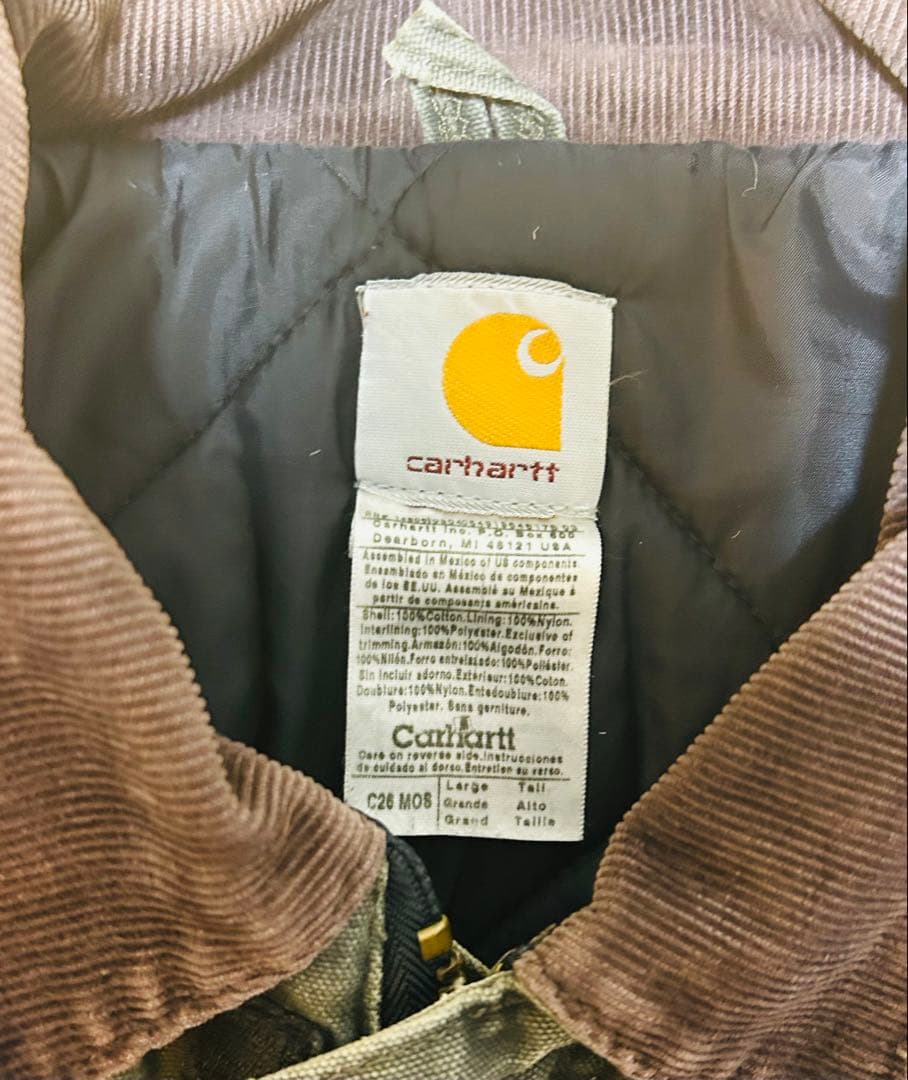 Carhartt トラディショナルジャケット Mos フェードモスグリーンＬ