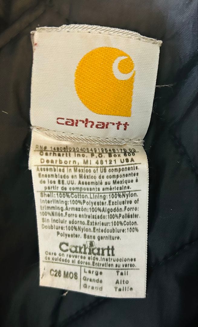 Carhartt トラディショナルジャケット Mos フェードモスグリーンＬ
