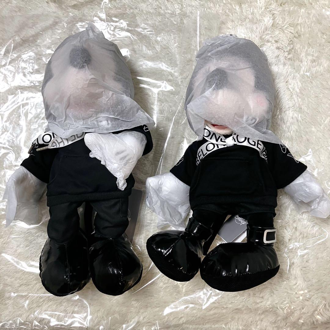 【箱付】Black style 4点SET ミッキー ミニー ぬいぐるみ キー