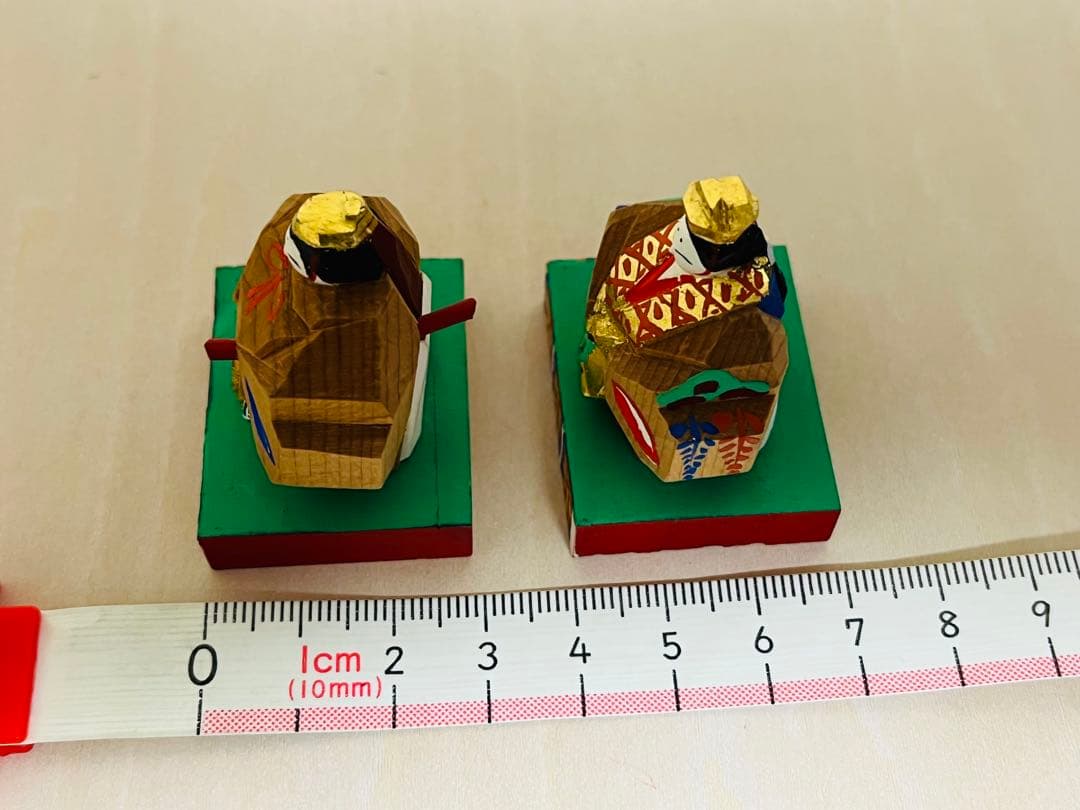 ⑭奈良一刀彫　お雛人形