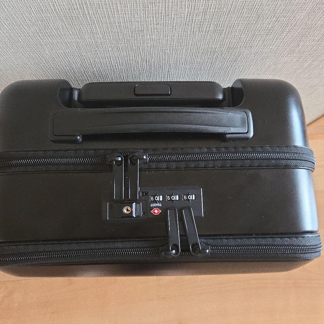 TAKEO キャリーケース 機内持込 22L フロントオープン ストッパー付き