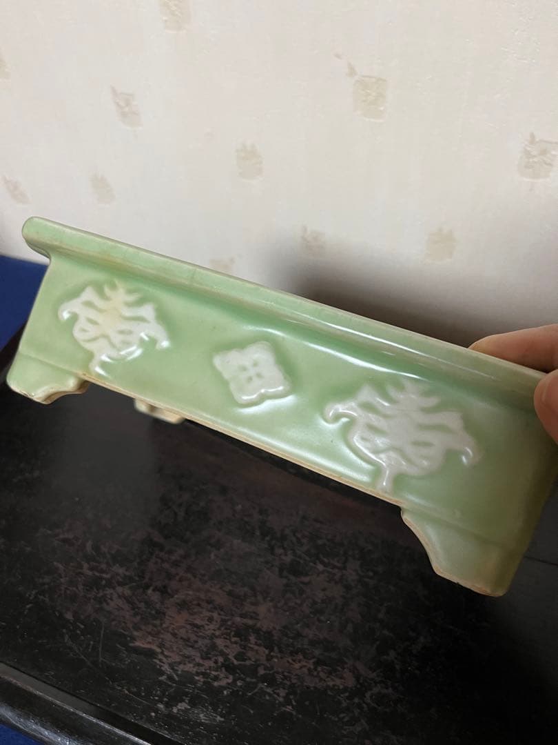 965 盆栽　盆栽鉢　植木鉢　青磁鉢