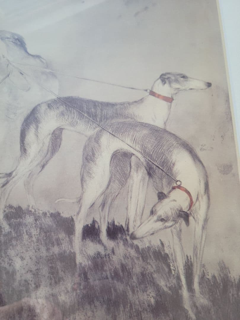 ルイ・イカール 突風 額装品 版画