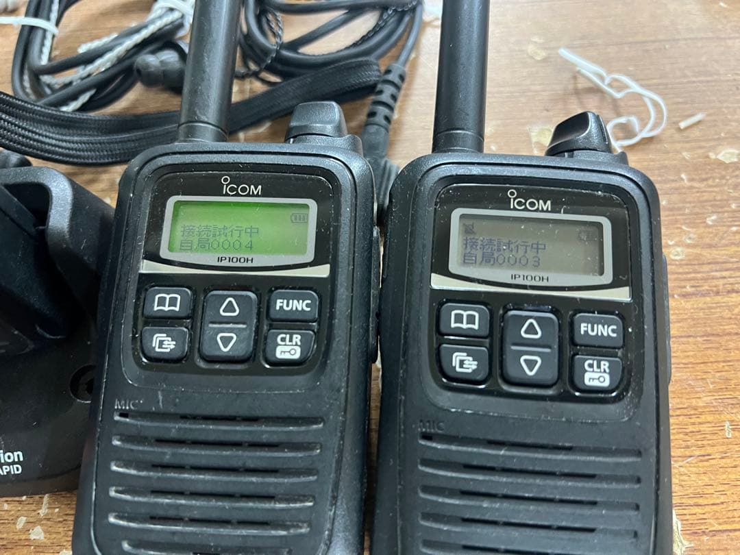 IPネットワーク上で動作 IP100H トランシーバー ６台セット