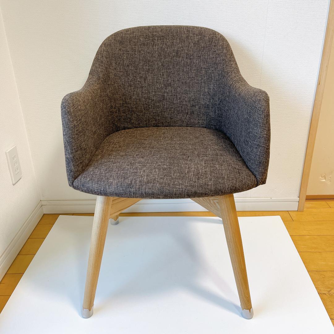 カラメリ 回転式　チェア　グレー