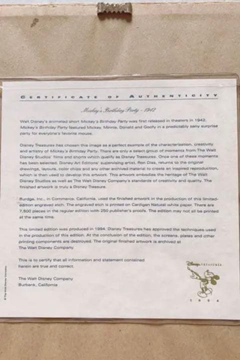 希少　☆ディズニートレジャーズ☆ミッキーアートTREASURES☆セル画
