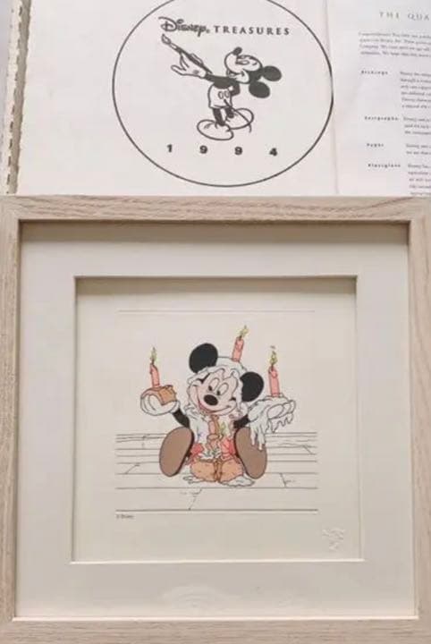 希少　☆ディズニートレジャーズ☆ミッキーアートTREASURES☆セル画