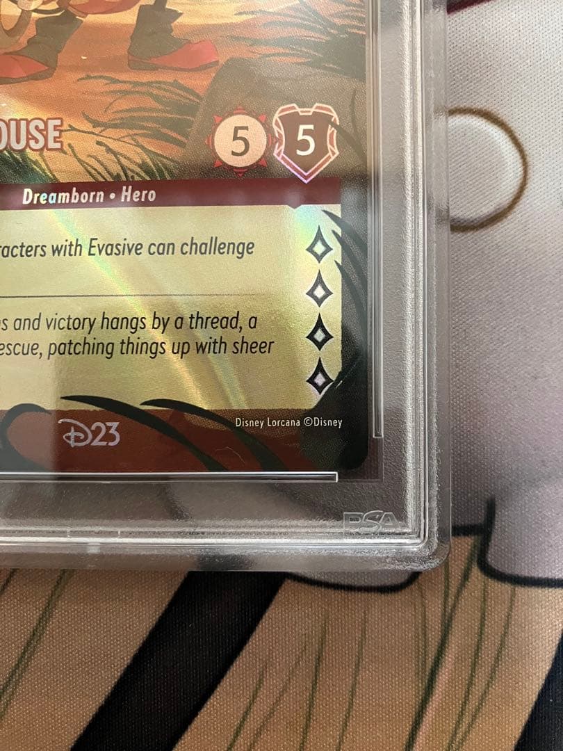 Disney ロルカナ ミッキー D23 限定 プロモPSA10 ディズニー